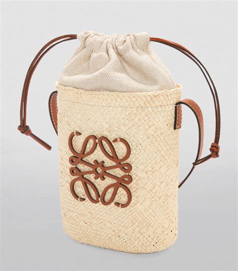 loewe straw crossbody bag